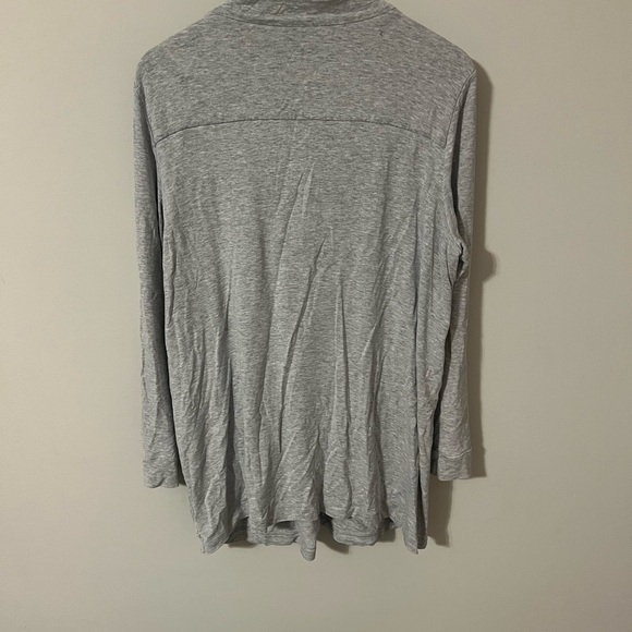 Eileen Fisher Gray Zip Up Sweatshirt Jacket Sz XL - Picture 4 of 5